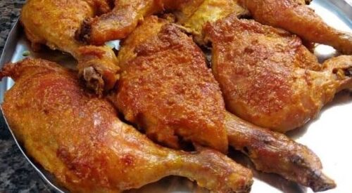 Coxa e Sobrecoxa de Frango Assada na Maionese