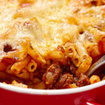 Macarrão cremoso de forno