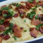 Mandioca Gratinada com Bacon